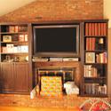 Custom entertainment center