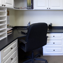 Custom office shelving